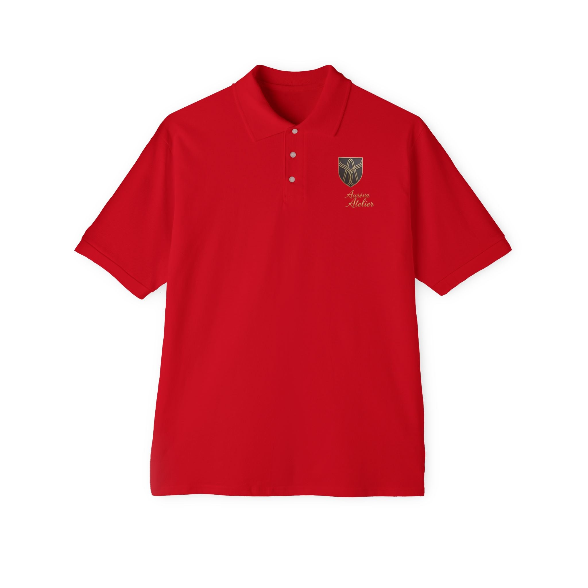 Men's Aureva Atelier Emblem Polo Shirt